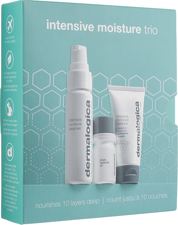 Skincare Kit - Dermalogica Intensive Moisture Trio Kit (cr/30ml + oil/4ml + cr/15ml) — photo N1