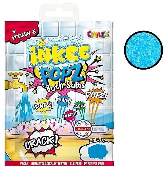 Bath Salt, blue - Craze Inkee Popz Bath Salts — photo N1