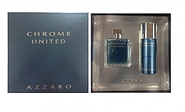 Fragrances, Perfumes, Cosmetics Azzaro Chrome United - Set (edt/100ml + deo/150ml)