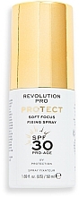 Setting Spray - Revolution Pro Protect Soft Focus Fixing Spray SPF30 — photo N1