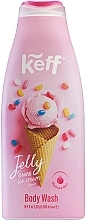 Fragrances, Perfumes, Cosmetics Shower Gel "Ice Cream with Jellies" - Keff Ice Cream Shower Gel