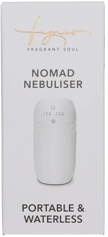 Portable Diffuser, white - Fagnes Nomad Nebuliser Portable And Waterless — photo N1