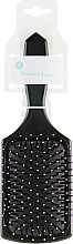 Fragrances, Perfumes, Cosmetics Massage Hair Brush, square, 412416, black/pink - Beauty Look