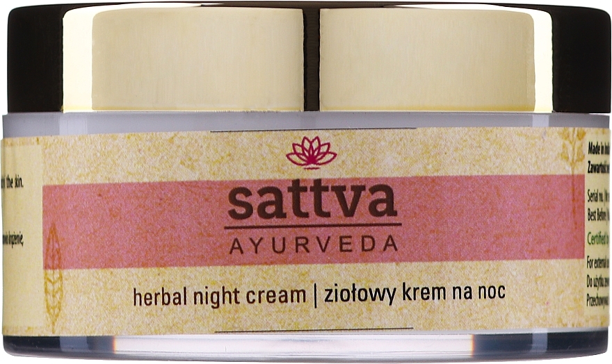 Herbal Night Cream - Sattva Ayurveda Herbal Night Cream — photo N2