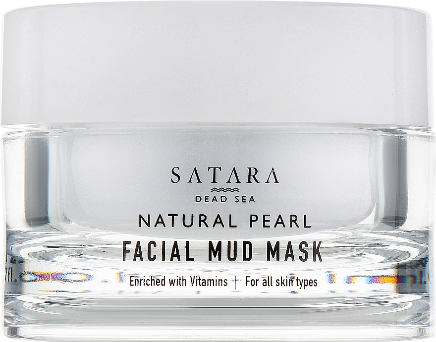 Mud Face Mask with Dead Sea Salt & Minerals - Satara Natural Pearl Facial Mud Mask — photo N23