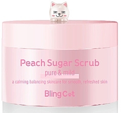 Fragrances, Perfumes, Cosmetics Facial Sugar Scrub - Tony Moly Bling Cat Peach Sugar Scrub