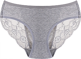 Fragrances, Perfumes, Cosmetics Lace Women Panties bdm450-018, gray - Moraj