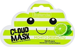 Fragrances, Perfumes, Cosmetics Facial Cloud Mask "Mojito" - Bielenda Cloud Mask Mohito Despacito