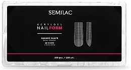 Nail Forms - Semilac Acrylgel Nail Form Square — photo N1