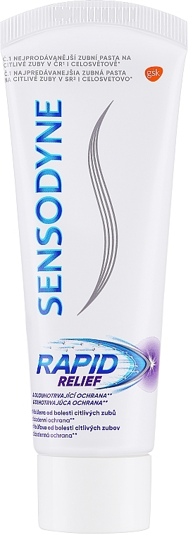 Toothpaste 'Rapid Relief' - Sensodyne Rapid Relief Cool Mint — photo N2