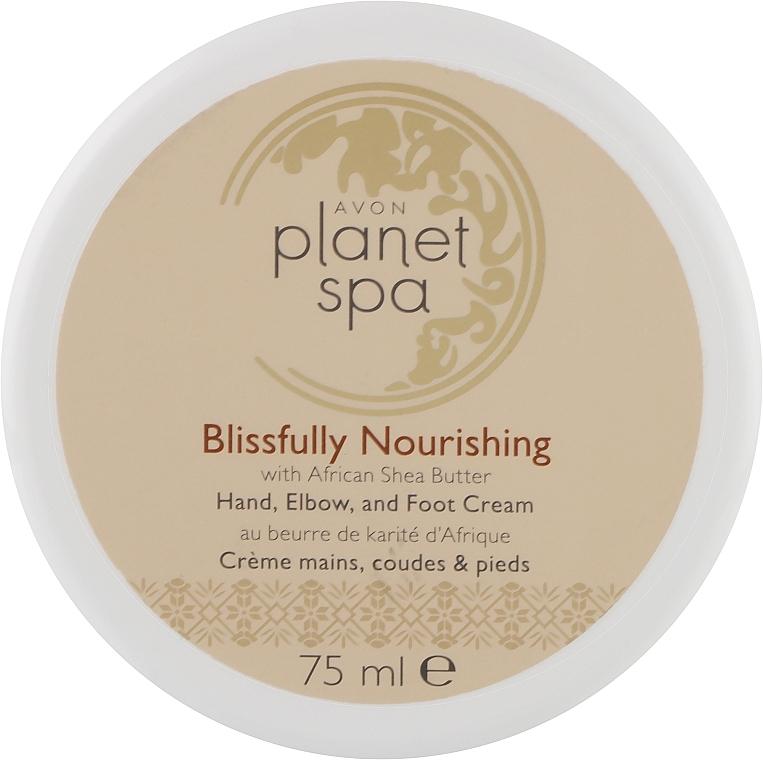 Nourishing Hand, Elbow & Leg Cream with Shea Butter - Avon Planet Spa Blissfully Nourishing Hand, Elbow And Foot Cream — photo N3