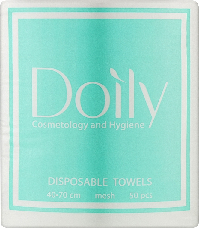 Towels in Pack, 40x70cm, 50g/m2, 50pcs, mesh - Doily — photo N5