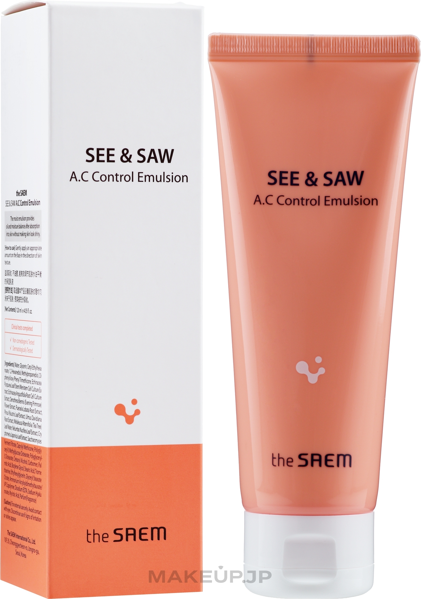 Face Emulsion for Problem Skin - The Saem See & Saw A.C Control Emulsion — photo 120 ml