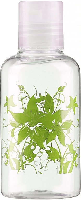 Jar with Cap, 75 ml, green flowers - Top Choice — photo N1