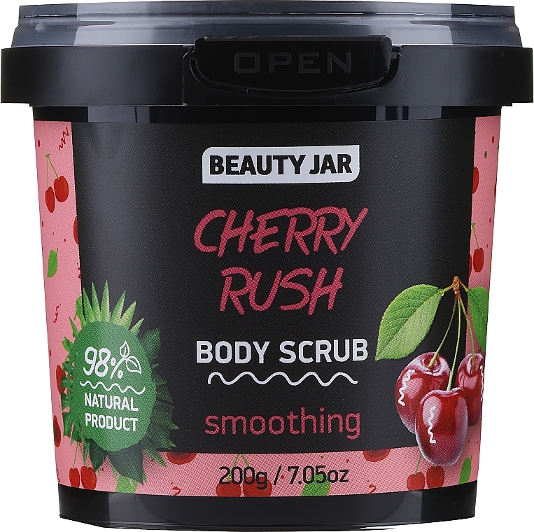 Smoothing Body Scrub - Beauty Jar Cherry Rush Body Scrub — photo N1