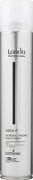 Extra Strong Hold Hair Spray - Londa Professional Lock It — photo N2