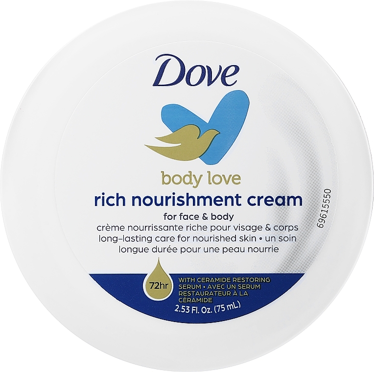 Body Cream "Nourishing" - Dove — photo N3