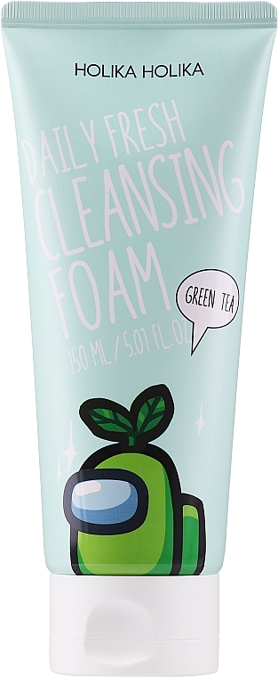 Green Tea Cleansing Foam - Holika Holika Among Us Daily Fresh Cleansing Foam Green Tea — photo N1