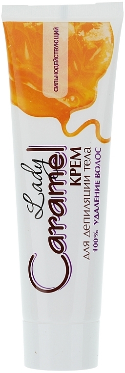 Body Depilation Cream "100% Hair Removal" - Caramel — photo N2