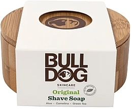 Shave Soap in Bamboo Soap Dish - Bulldog Skincare Original Shave Soap In A Bamboo Bowl — photo N3