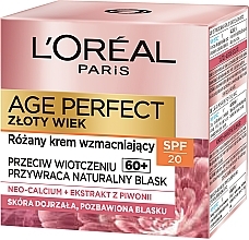 Rose Firming Cream 60+ - L'Oreal Paris Age Perfect SPF 20 — photo N2