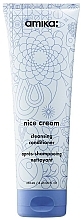 Fragrances, Perfumes, Cosmetics Curly Hair Conditioner - Amika Nice Cream Cleansing Conditioner