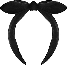 Fragrances, Perfumes, Cosmetics Fabric Hair Band FA-5698, black with bow - Donegal