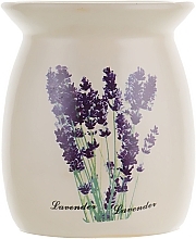 Fragrances, Perfumes, Cosmetics Aroma Lamp "Lavender Vase", white - Aromatika