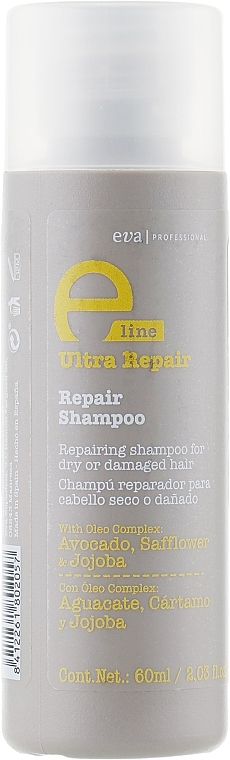 Repairing Shampoo for Dry & Damaged Hair - Eva Professional E-Line Repair Shampoo — photo N1