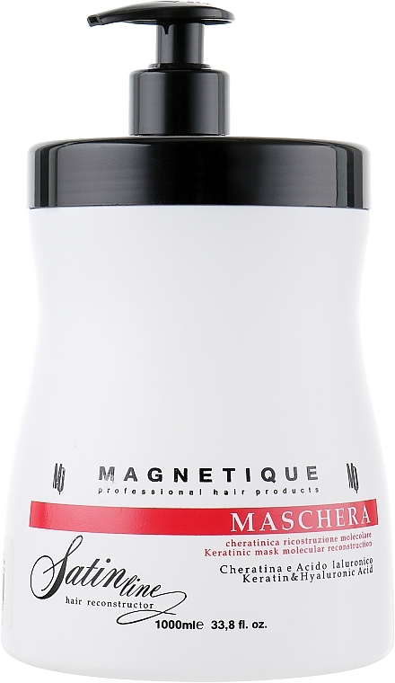 Hair Mask with Hyaluronic Acid & Keratin - Magnetique Satin Line Reconstructor Mask — photo N2