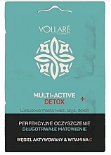 Activated Carbon & Vitamin C Face Mask "Detox" - Vollare Multi-Activ Detox Mask — photo N2