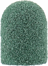 Fragrances, Perfumes, Cosmetics Nail Drill Bit Cap 80 grit, 10 mm, green - Tufi Profi