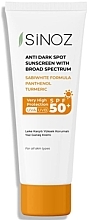 Anti-Pigmentation Face Sunscreen SPF 50 - Sinoz Anti Dark Spot Sunscreen SPF 50+ — photo N1