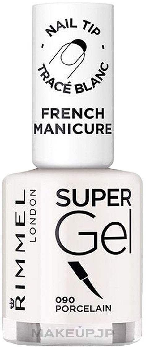 French Manicure Gel Polish - Rimmel Super Gel French Manicure — photo 090 - Porcelain