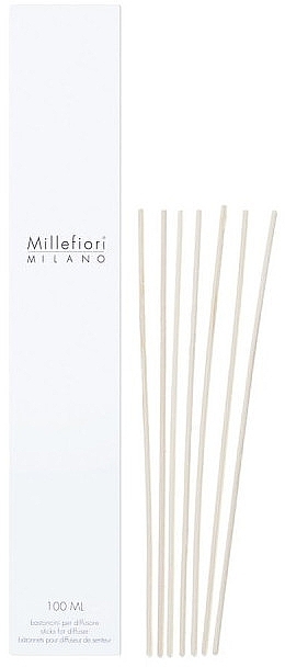 Reed Sticks, 100 ml, 7 pcs - Millefiori Milano Natural Sticks — photo N1