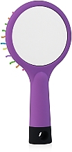 Volumizing Hair Brush "Rainbow Brush", fuchsia - Laskovaya — photo N28