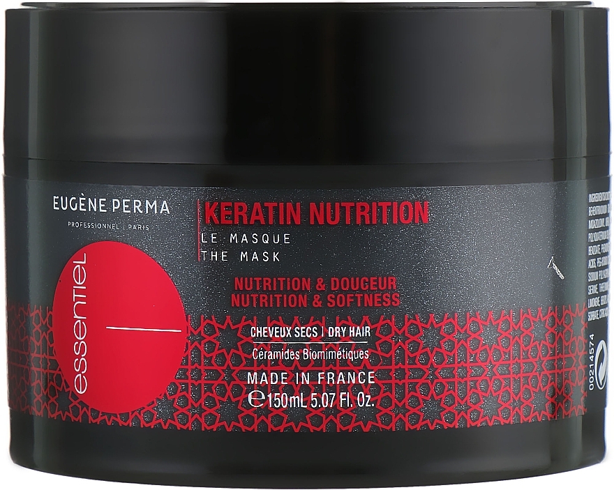 Intensive Nourishing Keratin Mask - Eugene Perma Essentiel Keratin Nutrition Mask — photo N4
