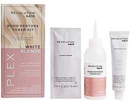 Hair Color Enhancer Set - Revolution Haircare Plex Bond Restore Toner Kit — photo N2