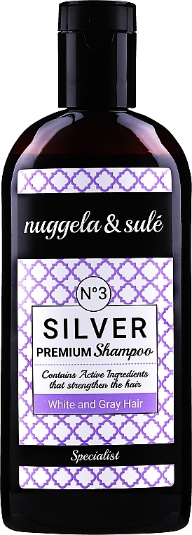 Gray & Bleached Hair Shampoo - Nuggela & Sule Premium Silver N?3 Shampoo — photo N1