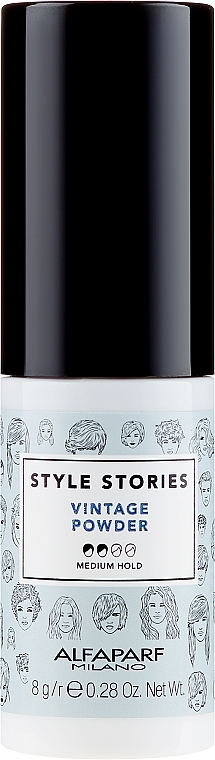 Volume Hair Powder - Alfaparf Style Stories Vintage Powder Medium Hold — photo N2