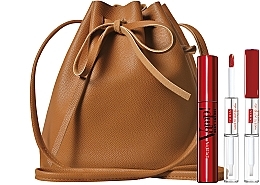 Fragrances, Perfumes, Cosmetics Set - Pupa Vamp! Sexy Lashes & Coral Island Made To Last (mascara/12ml + lip/gloss/8ml + bag)