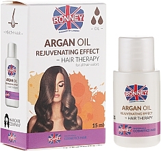 Fragrances, Perfumes, Cosmetics Fatigued Hair Oil - Ronney Argan Oil Rejuvenating Hair Therapy