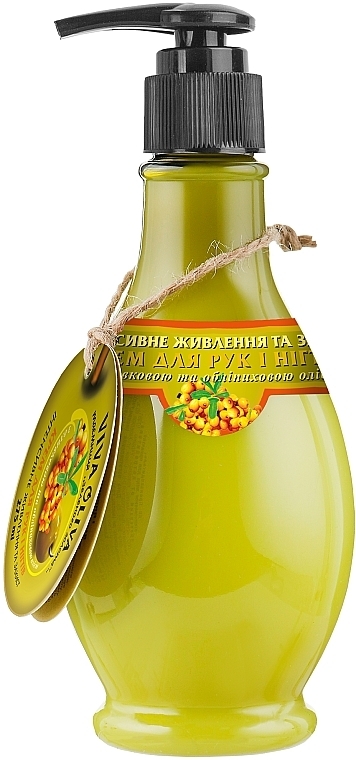 Hand & Nail Cream with Olive & Sea Buckthorn Oil "Intensive Nourishment & Protection" - Viva Oliva — photo N3