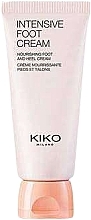 Fragrances, Perfumes, Cosmetics Foot Cream - Kiko Milano Intensive Foot Cream