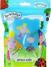 Kids Bath Sponge "Ben & Holly", blue - Suavipiel Ben & Holly — photo N3