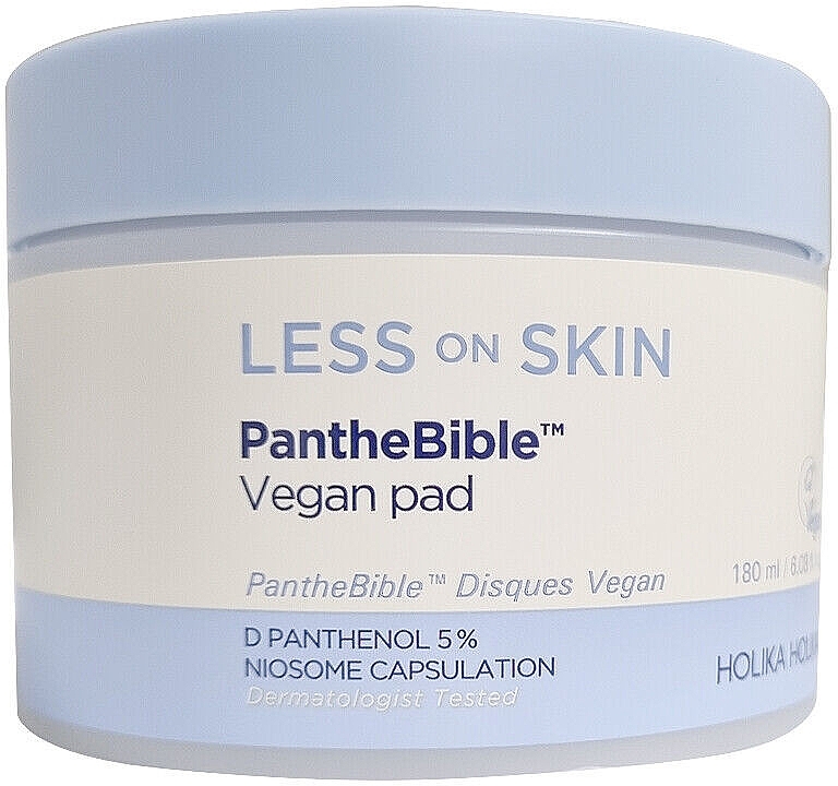 Pads for Sensitive Skin - Holika Holika Less On Skin PantheBible Vegan Pad — photo N2