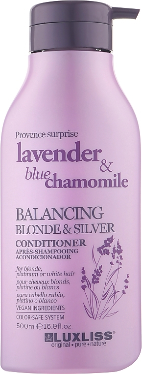 Blonde Conditioner - Luxliss Balancing Blonde & Silver Conditioner — photo N35