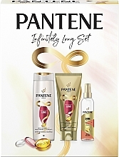 Fragrances, Perfumes, Cosmetics Beauty Set - Pantene Infinitely Long Set (shm/400ml + cond/200ml + ser/150ml)