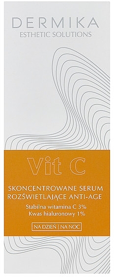 Brightening Face Serum - Dermika Esthetic Solutions Vit C Serum — photo N6