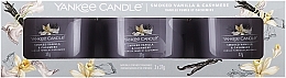 Set - Yankee Candle Smoked Vanilla & Cashmere (candle/3x37g) — photo N2